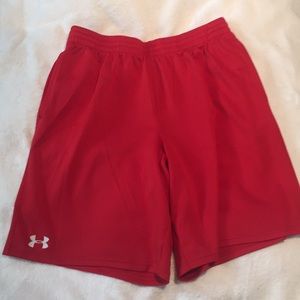 ❗️💯 Under Armour UA men red athletic shorts large